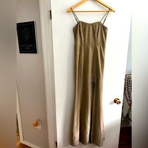 XS lulus champagne gold bridesmaids dress